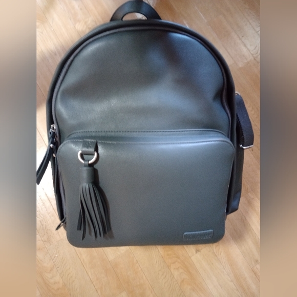 Blue Leather SKIP HOP Backpack/Diaper Bag - Picture 2 of 12